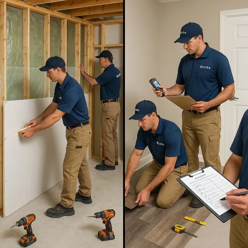 Repairs and Reconstruction process in Kendall County, TX