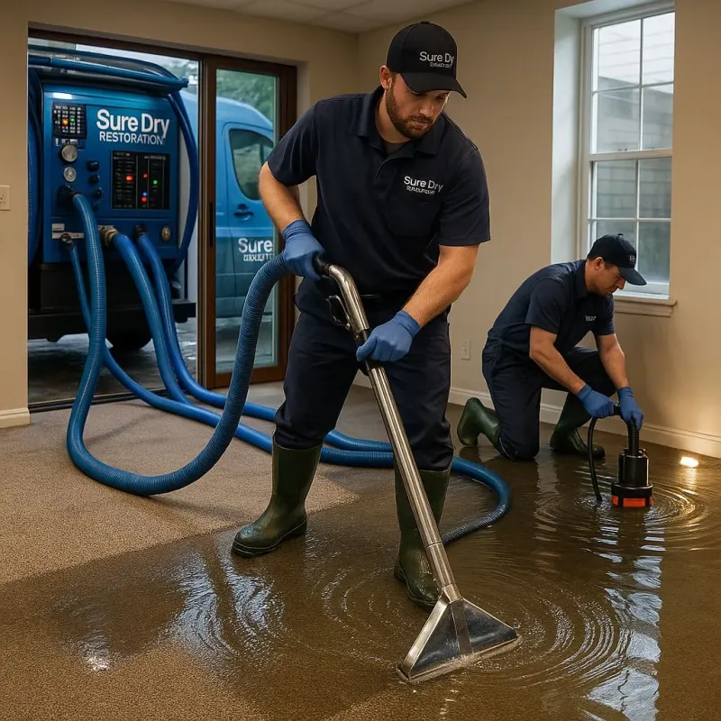 Water Extraction and Removal process in Kendall County, TX